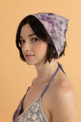 Linen Head Scarf: Magenta