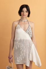 The Kiki Dress: White Lace (XS)